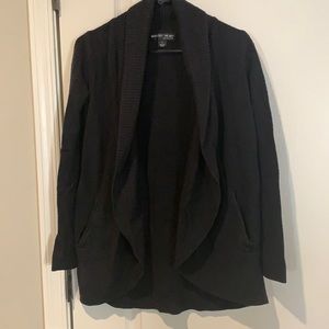 Barefoot Dreams Black Cozychic Circle Cardigan SzS